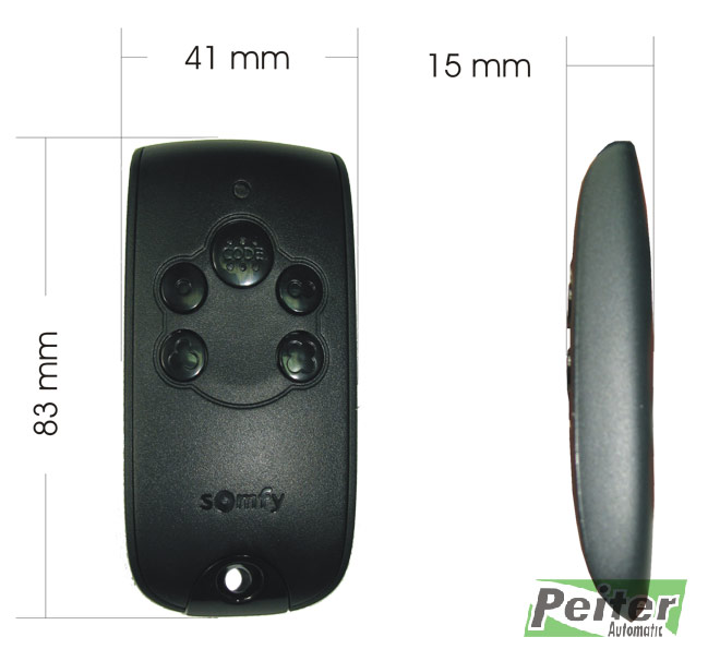 T/él/écommande Somfy Keytis 4 RTS 1841025